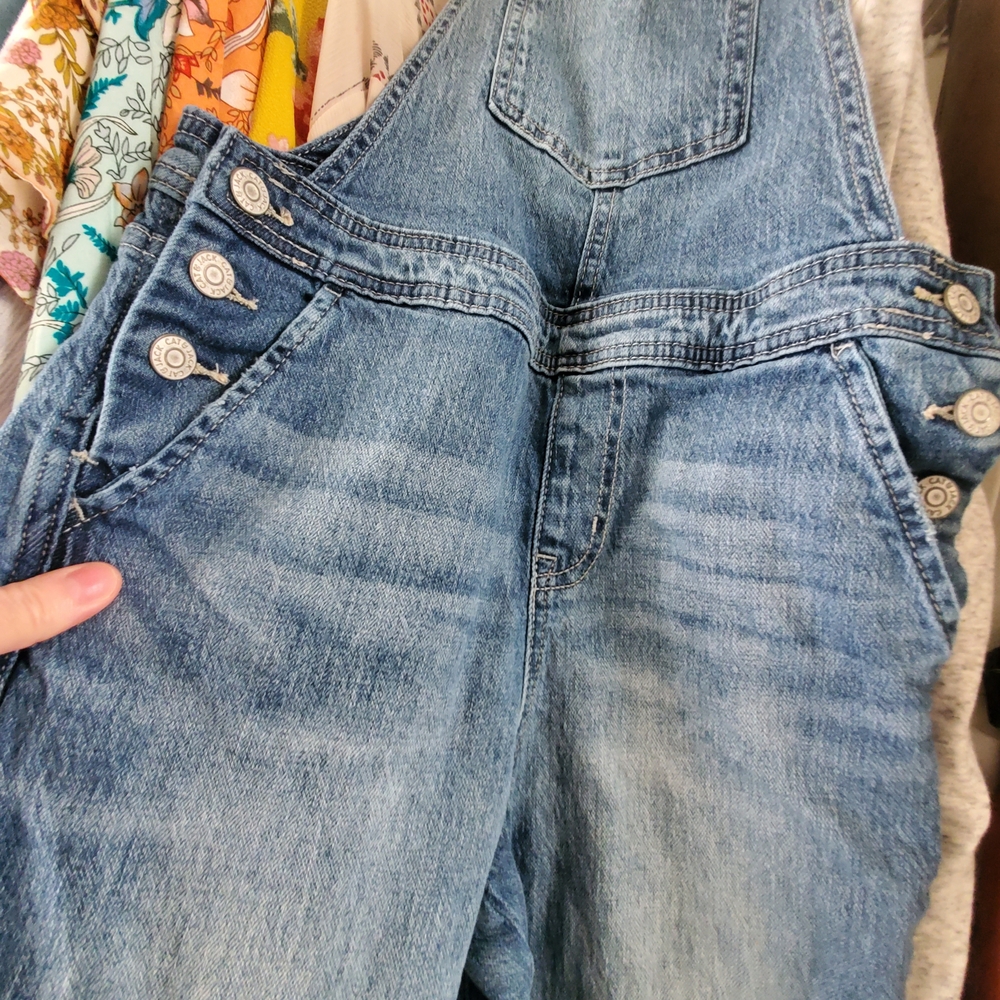 🛍️BUNDLE ONLY ITEM🛍️ Girls Denim Overalls - L (10-12) - Picture 4 of 11